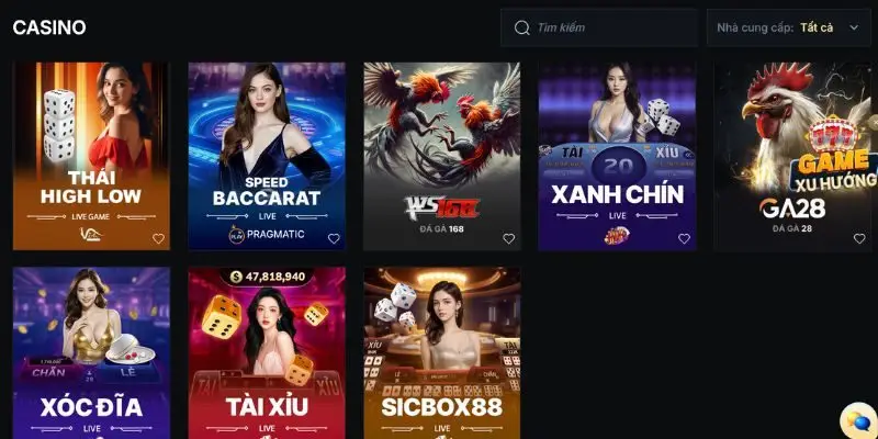 Tổng hợp điểm độc quyền tại casino DN88